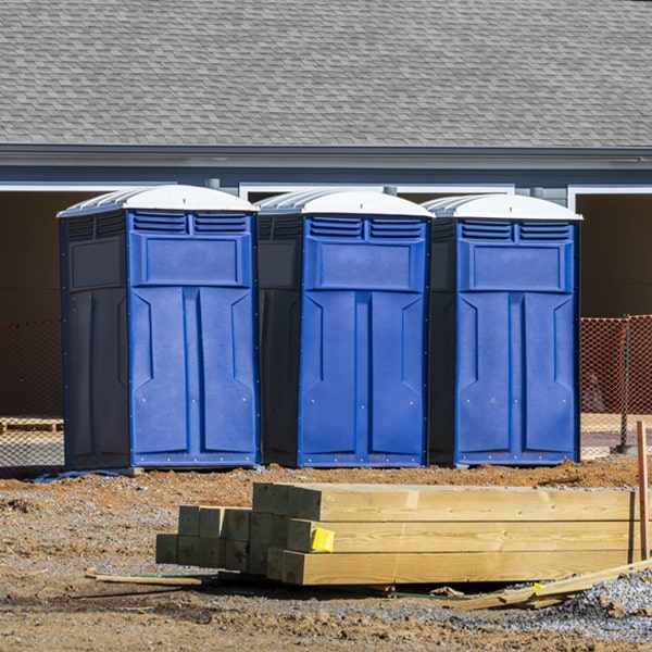 is there a specific order in which to place multiple portable toilets in East Glastonbury CT